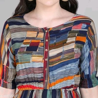 Women's Foil Printed Skater Dress - XL