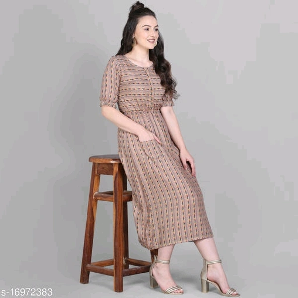 Women's Foil Printed Skater Dress - XL