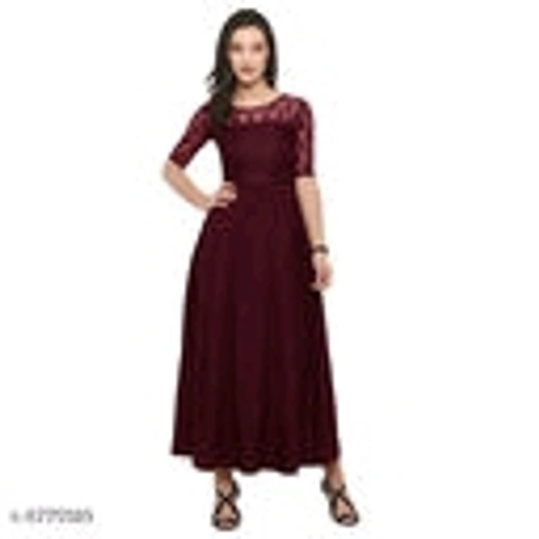 Crepe Womens Dresses - S