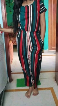 Elegant Crepe Jumpsuit - M