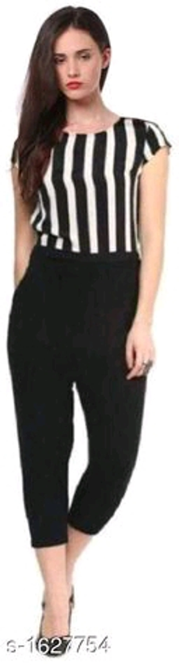 Elegant Crepe Jumpsuit - 3XL