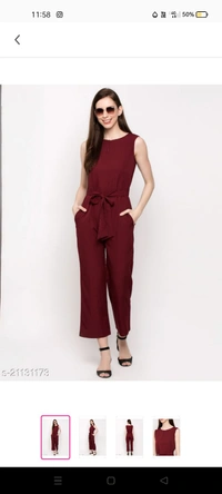 women rayon Jumpsuit - M