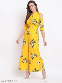 Women Crepe Jumpsuit - XS