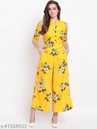 Women Crepe Jumpsuit - XS