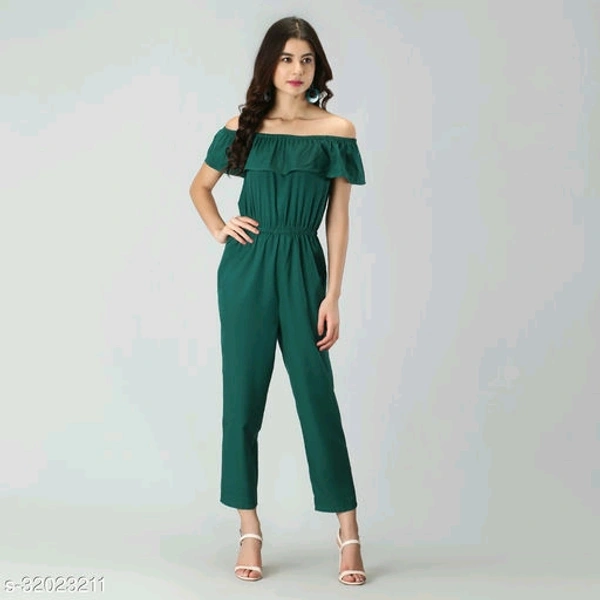 Women Green Jumpsuits - L