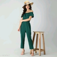 Women Green Jumpsuits - L