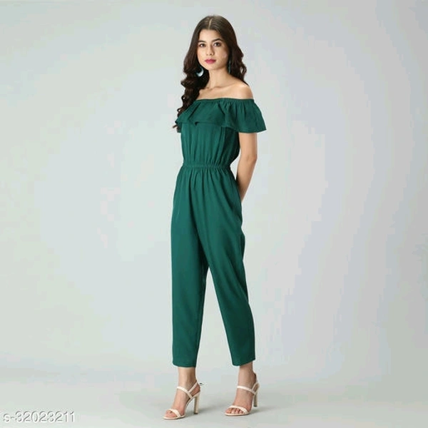 Women Green Jumpsuits - L
