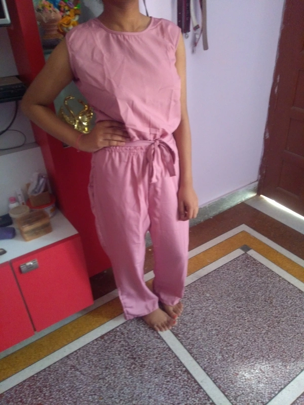 Elegant Crepe Women Jumpsuits  - XL