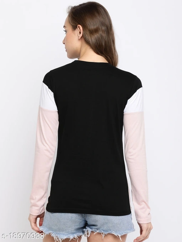 Color Block Full Sleeve T-shirt - XL