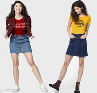 Pack of 2 Typography Conversation Tshirts - XXL