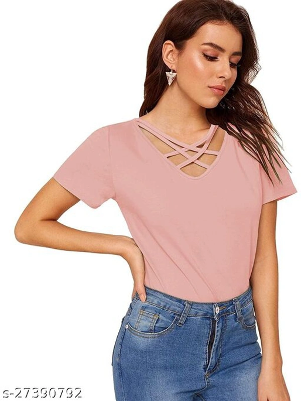 Stylish Partywear Women Tshirts - M