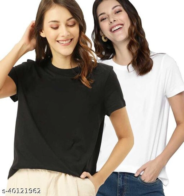 Cotton T Shirt Combo Of 2 - XL