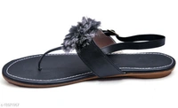 Women's Fur Peach Flats - 8