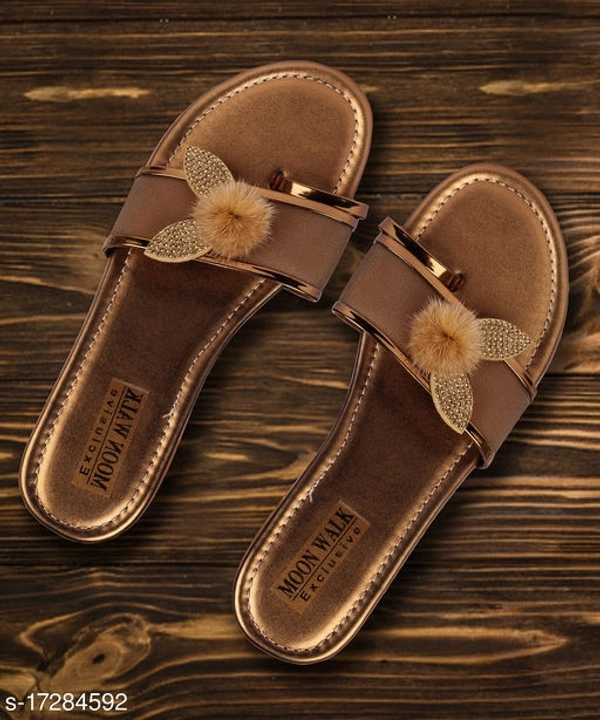 Flats For Women (gold ) - 6