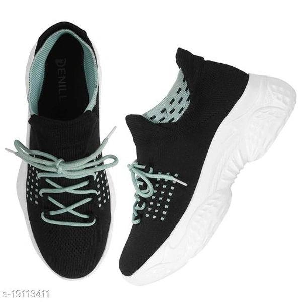 Women's Black Sports Shoes - 3