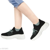 Women's Black Sports Shoes - 4