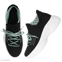 Women's Black Sports Shoes - 4