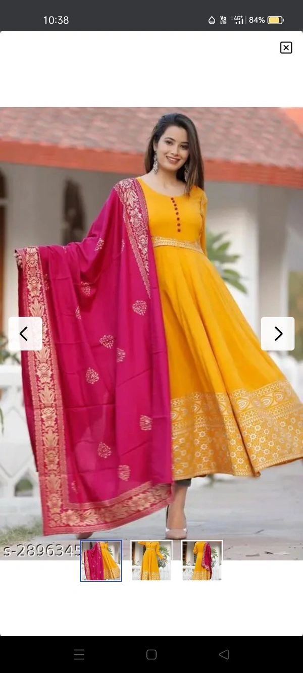 Pretty Women Kurtis With Duppata - XXL
