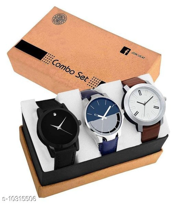 Combo Of 3 men Watch - free size
