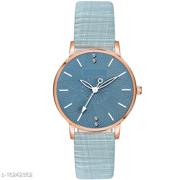 Leather Women Watch - 24, free size