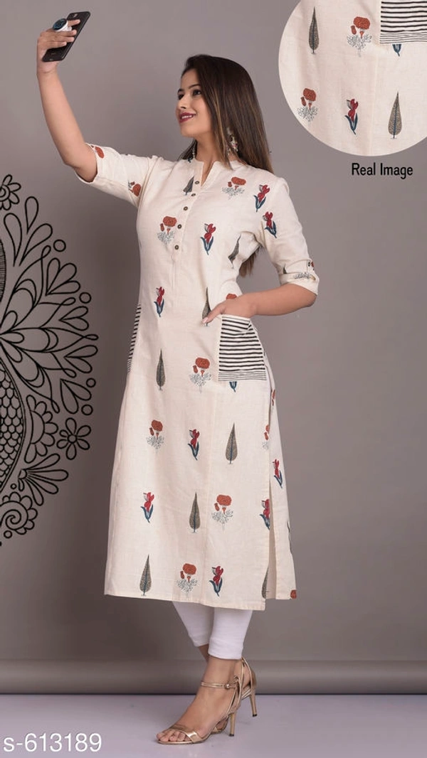 Women Trendy Kurti 🤍💛❤️ - M