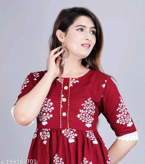 YSS Pretty Sensational Women Tops & Tunics - L, Maroon