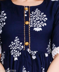 YSS Pretty Sensational Women Tops & Tunics - S, Navy Blue