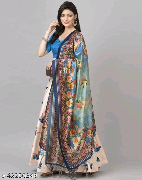 YSS Printed Semi Stitched Lehenga Choli  - Semi Stitched