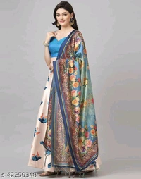 YSS Printed Semi Stitched Lehenga Choli  - Semi Stitched