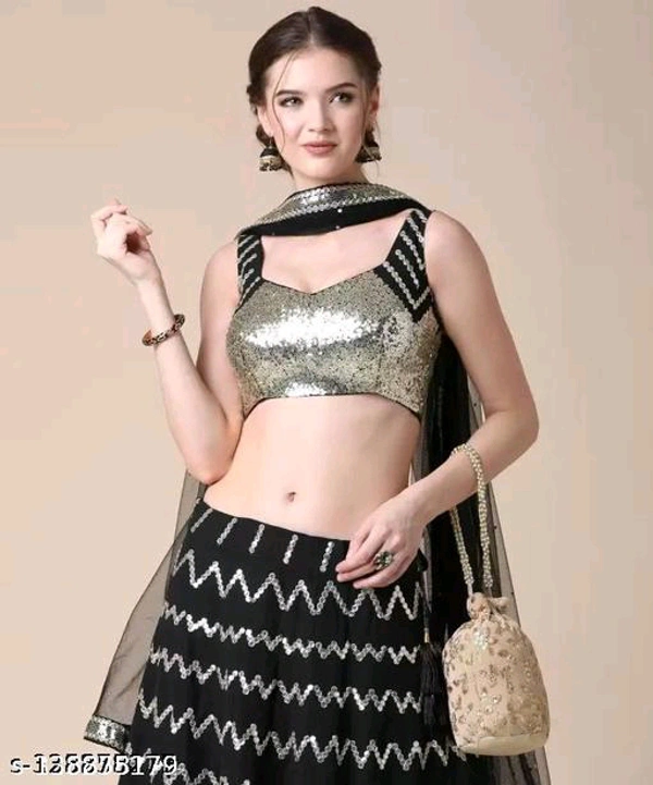 YSS woman's Lengha choli set with beautiful design & new color collection - Free Size