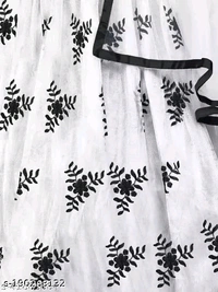 YSS Women's new arrival latest design embroidered work net lehenga choli with dupptta  - Free Size