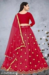 YSS Chitrarekha Superior Women Lehenga - Semi Stitched, Red