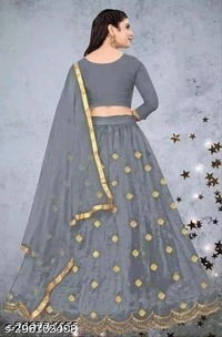 YSS Chitrarekha Superior Women Lehenga - Semi Stitched, Gray