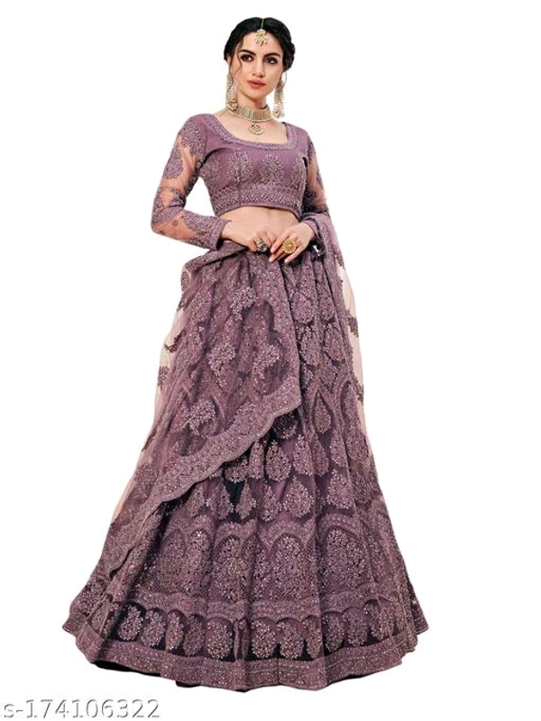 YSS Wondor Chain Cording Lehenga Choli ( Semi Stitched ) - Free Size