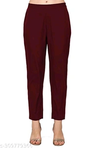YSS Altecia Women's  Poly Crepe A-line Kurta with Pant and Dupatta - XL, Maroon