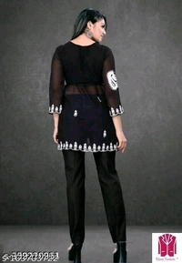 YSS Pretty Designer Women Tops & Tunics - M, Black
