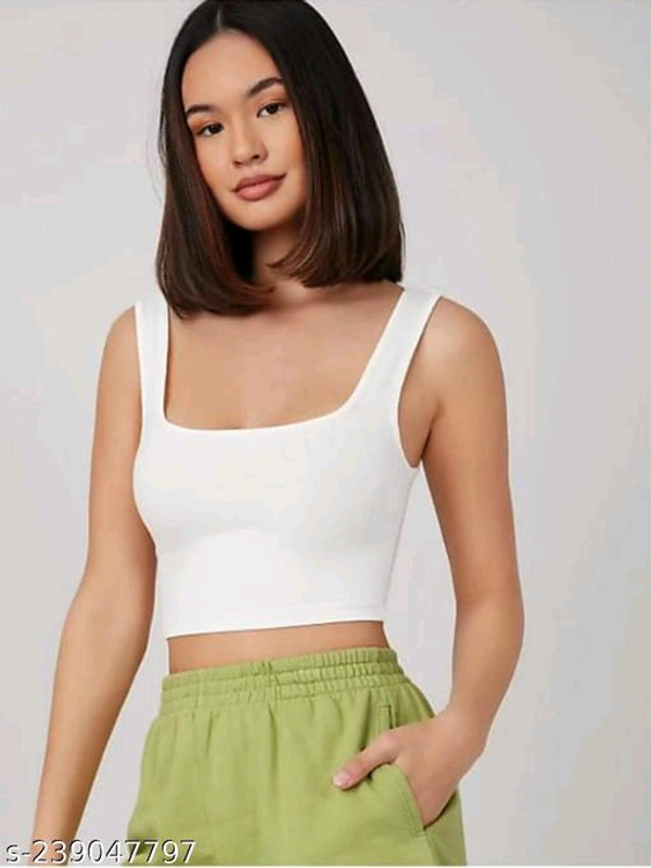 YSS Comfy Glamorous Women Tops & Tunics - XXS, White