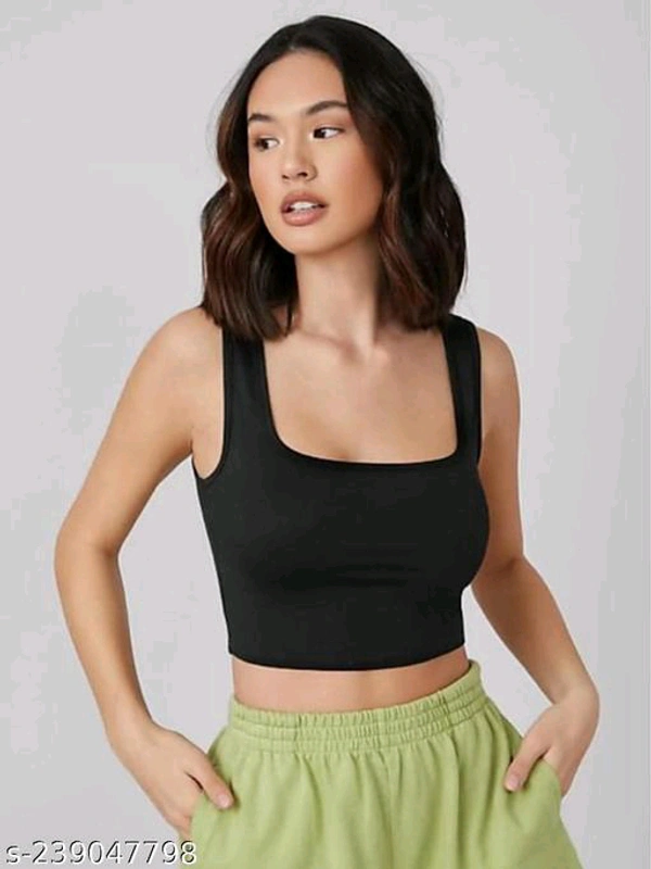 YSS Comfy Glamorous Women Tops & Tunics - XL, Black