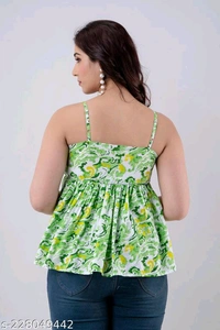 YSS Women Designer TOP - XL, Green