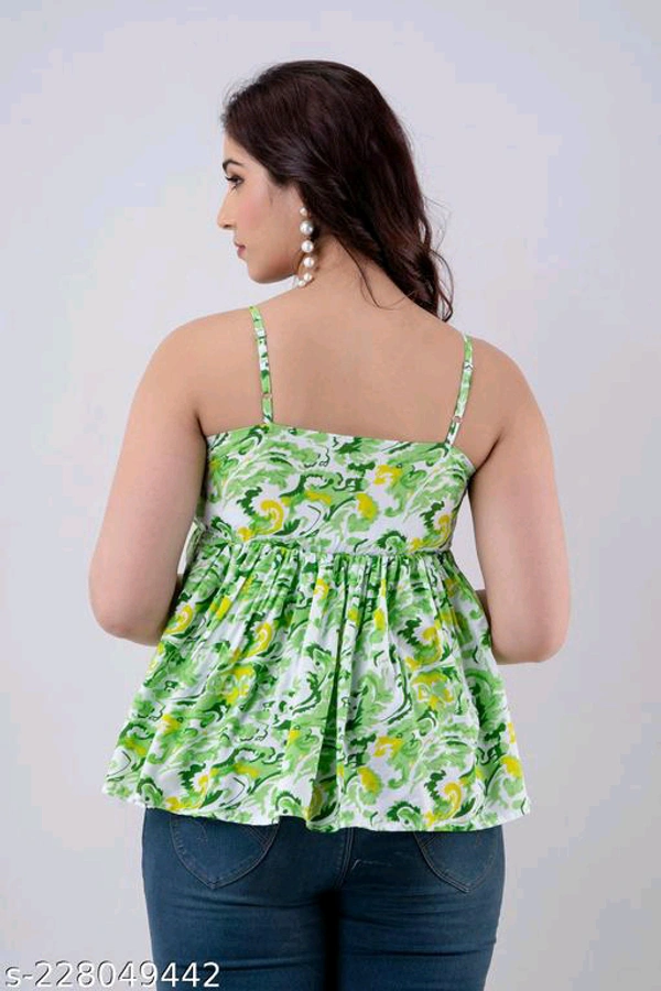 YSS Women Designer TOP - XL, Green