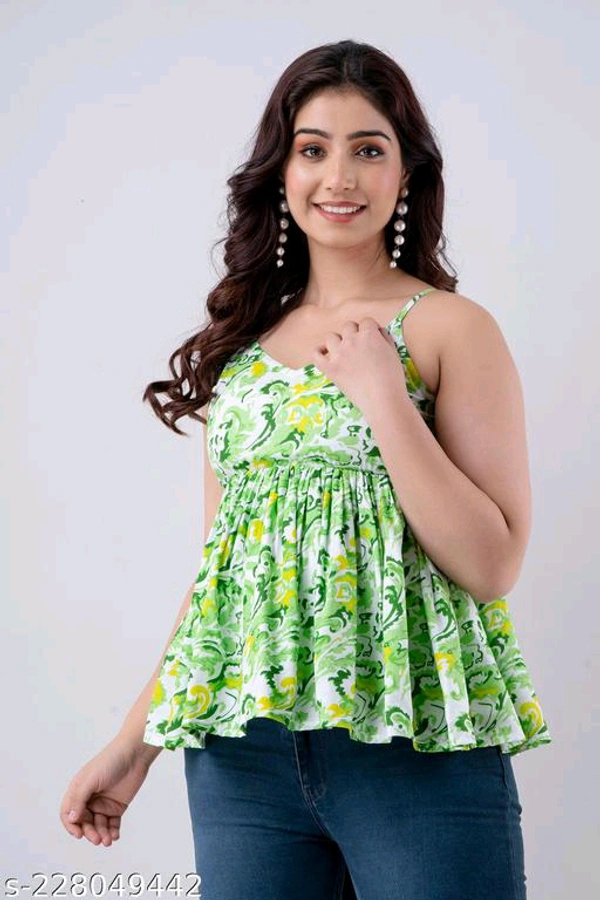 YSS Women Designer TOP - XL, Green