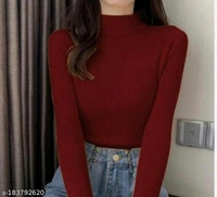 YSS Full Sleeve High Neck Top Girl & Women - Melrose, S