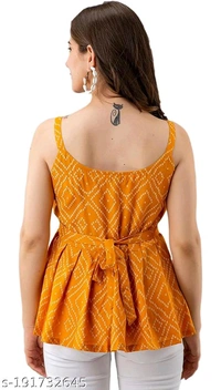 YSS yellow bandej top With Real Images  - XS