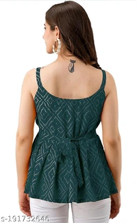 YSS green bandej top - XS
