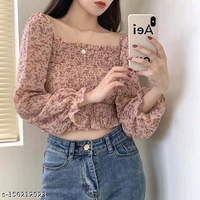 YSS Gorgeous Long Sleeve Top - S, Tickle Me Pink
