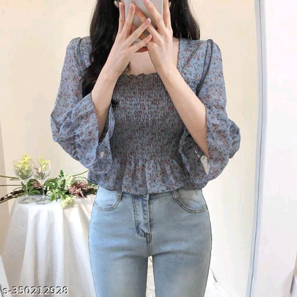 YSS Gorgeous Long Sleeve Top - L, Gray