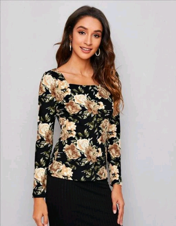 YSS Classy Printed Women Tops And Tunic  - XS