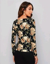 YSS Classy Printed Women Tops And Tunic  - XS