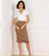 YSS WOMEN FANCY CROP TOP ( Lycra ) - White, XS