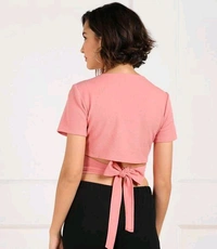 YSS WOMEN FANCY CROP TOP ( Lycra ) - XS